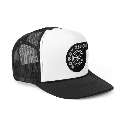 BLACK PRINT TURBO TRUCKER HAT