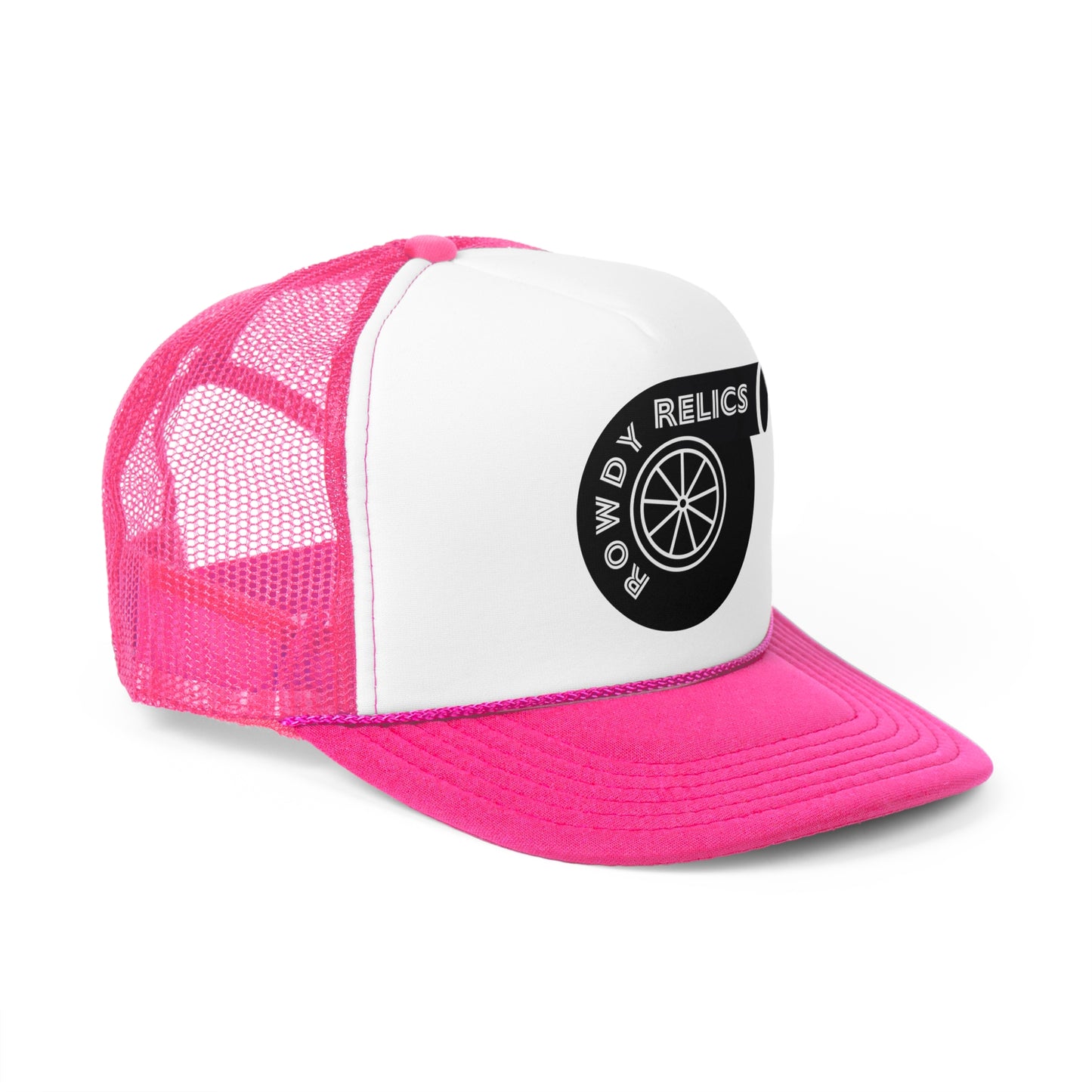 BLACK PRINT TURBO TRUCKER HAT