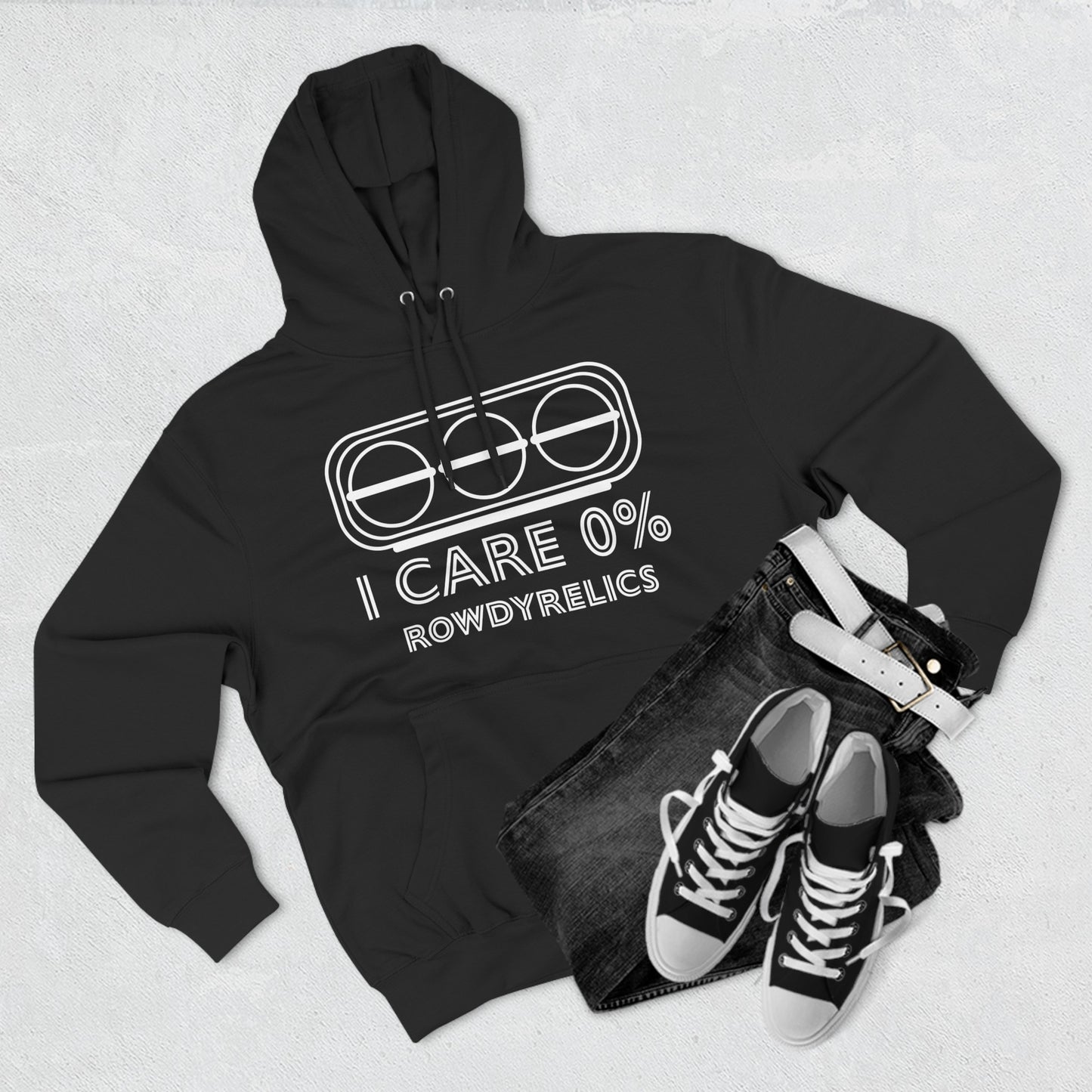 I CARE 0% HOODIE