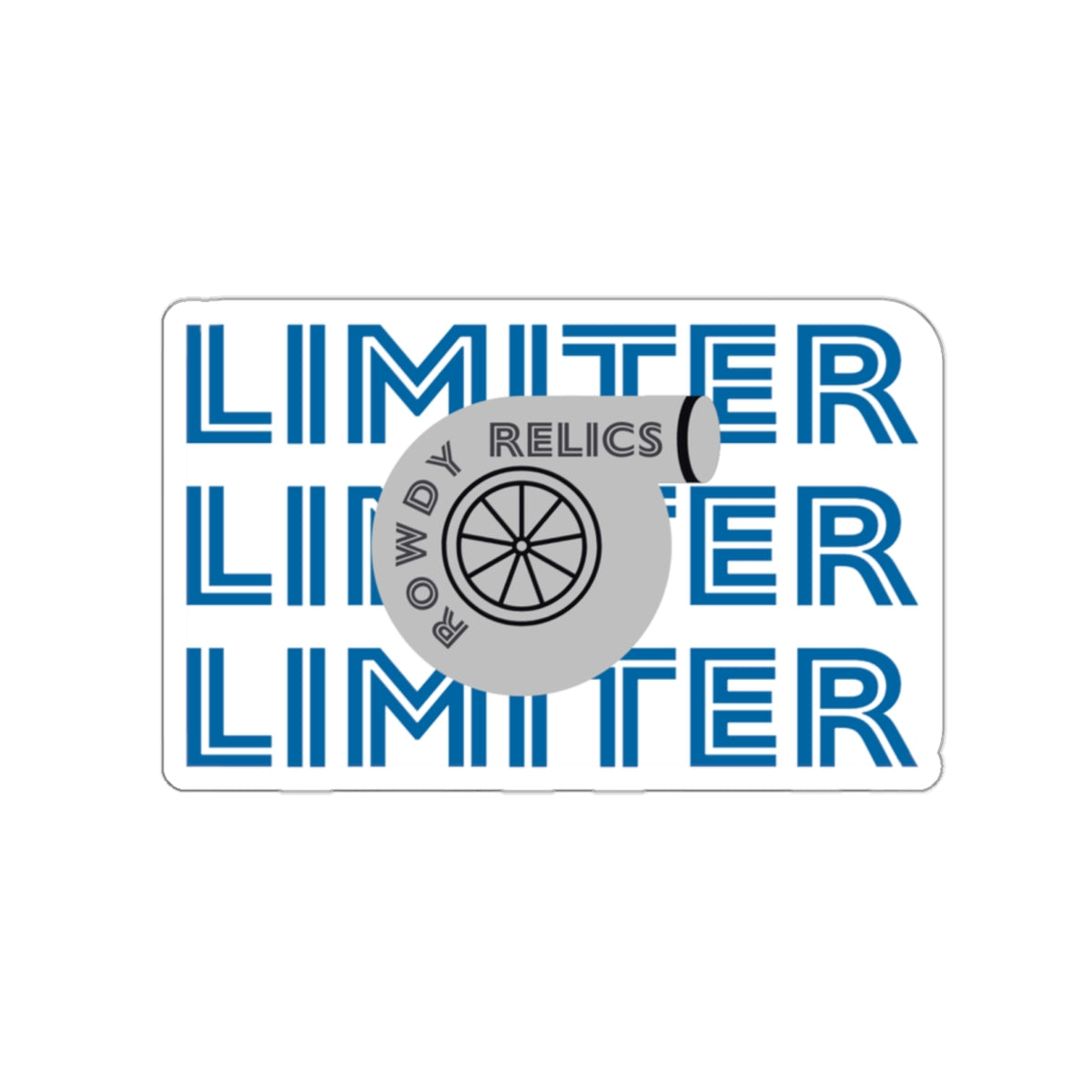 LIMITERX3 ROWDY RELICS TURBO STICKER