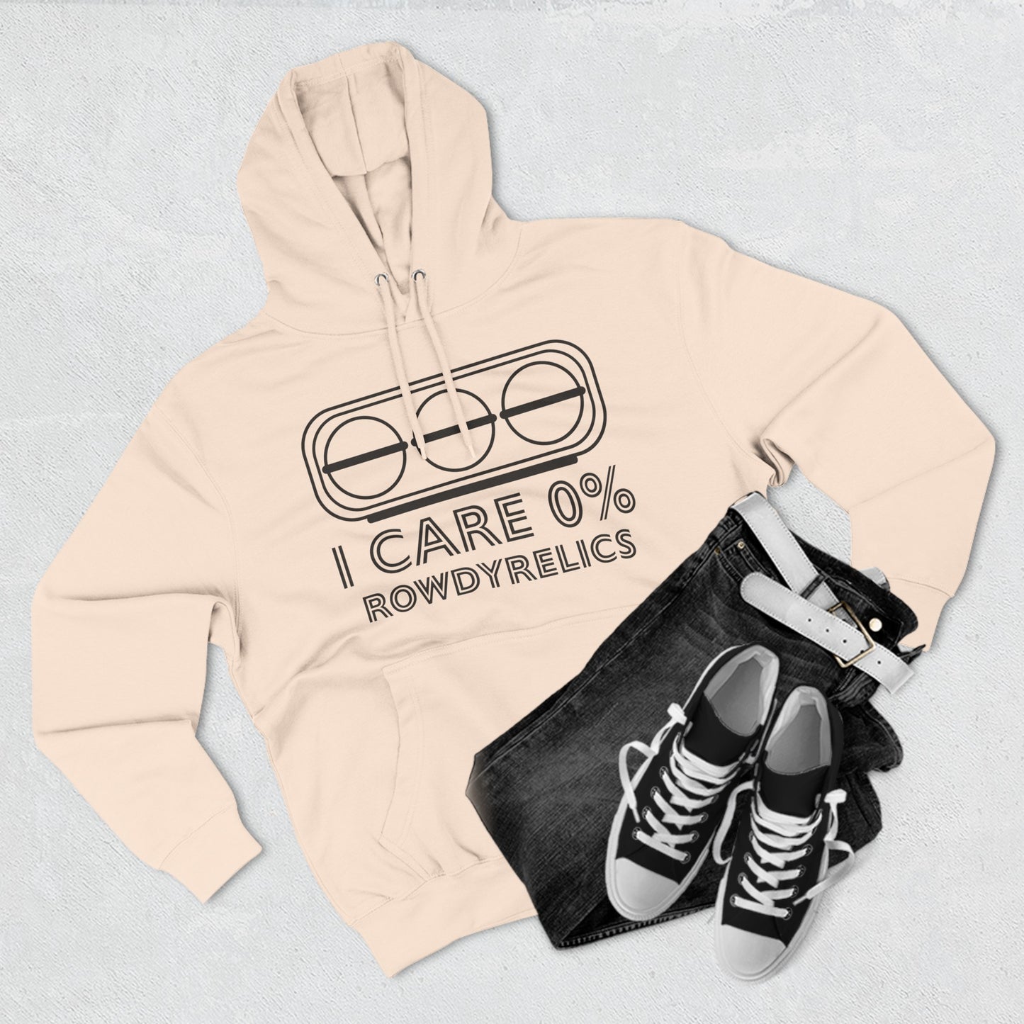 I CARE 0% HOODIE